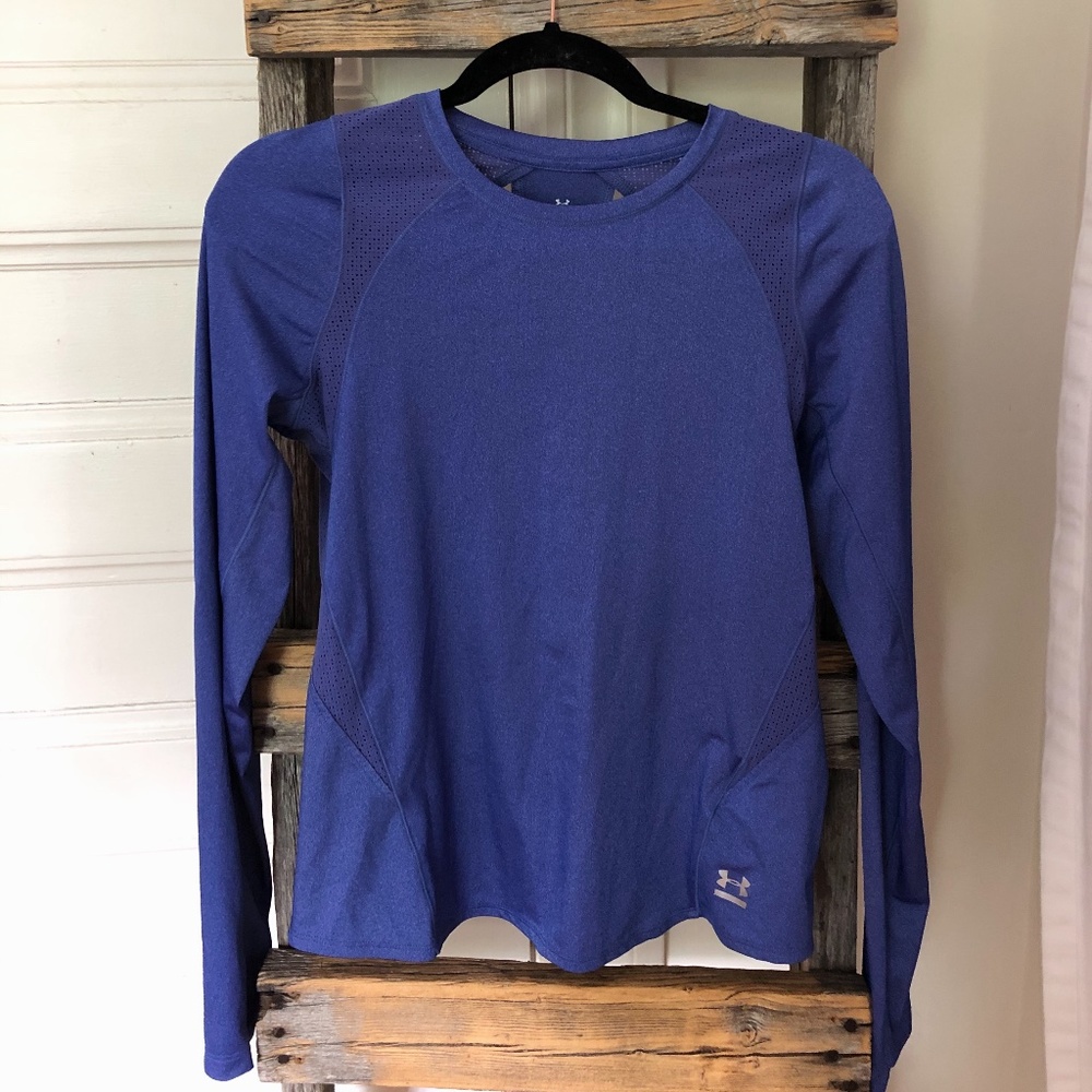 UNDER ARMOUR Purple Heat Gear Longsleeve